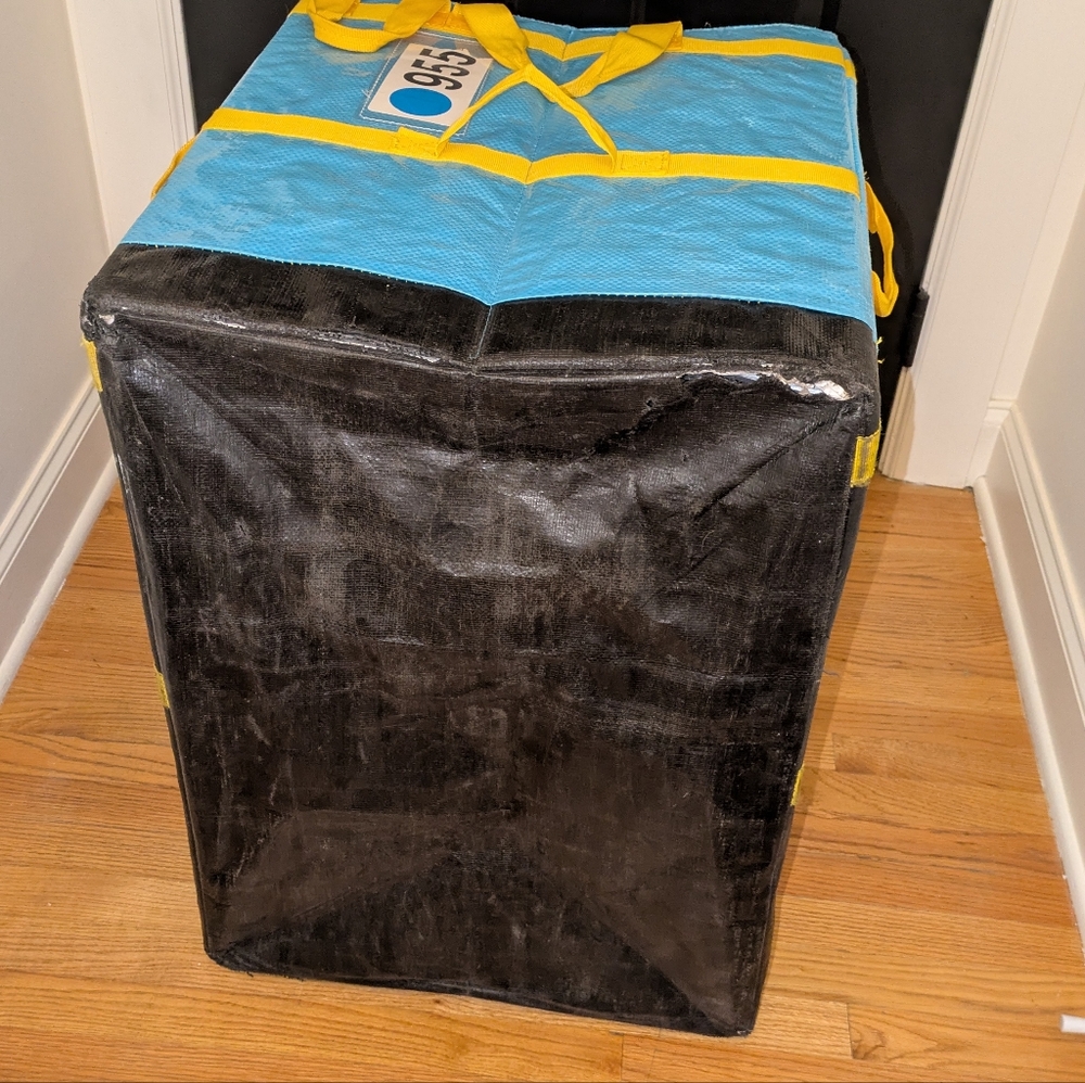 Giant zippered tote bag, xl storage bag - Picture 3 of 9